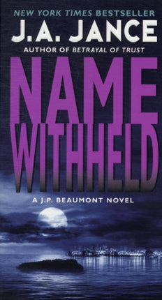 Name Withheld: A J.P. Beaumont Novel