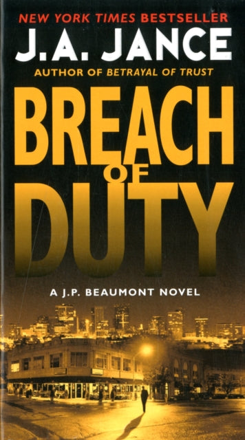 Breach of Duty: A J. P. Beaumont Novel