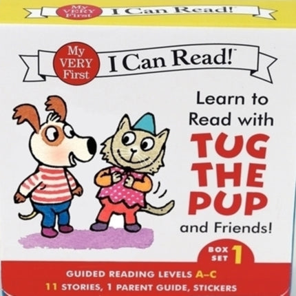 Learn to Read with Tug the Pup and Friends! Box Set 1: Levels Included: A-C