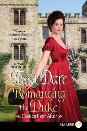 Romancing the Duke LP Castles Ever After Large Print 1