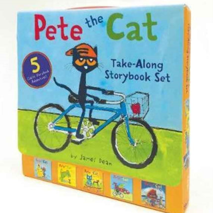 Pete the Cat Take-Along Storybook Set: 5-Book 8x8 Set