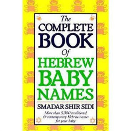 The Complete Book of Hebrew Baby Names