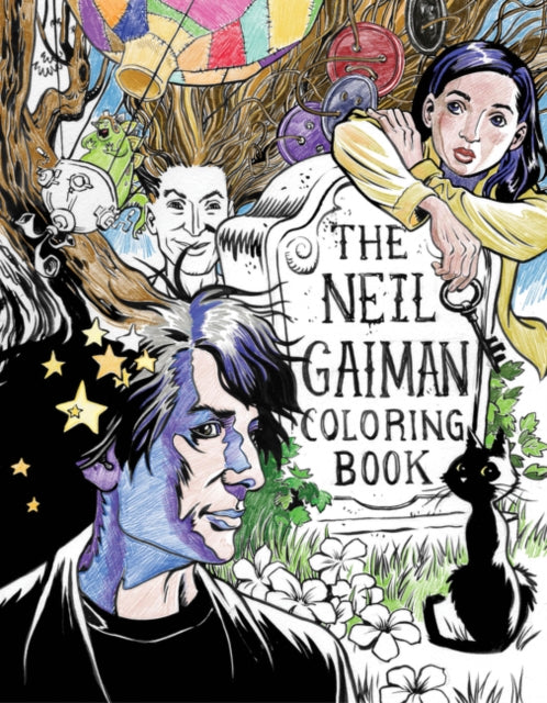 The Neil Gaiman Colouring Book