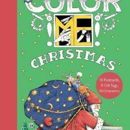 Mary Engelbreit's Color ME Christmas Book of Postcards: A Christmas Holiday Book for Kids