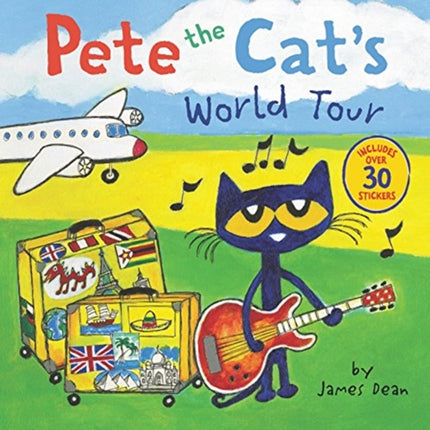 Pete the Cats World Tour Includes Over 30 Stickers