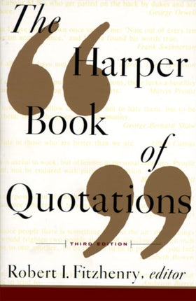 The Harper Book of Quotations