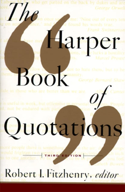 The Harper Book of Quotations