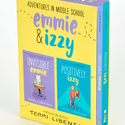 Adventures in Middle School 2-Book Box Set: Invisible Emmie and Positively Izzy