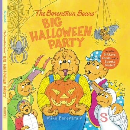 The Berenstain Bears' Big Halloween Party: Includes Stickers, Cards, and a Spooky Poster!