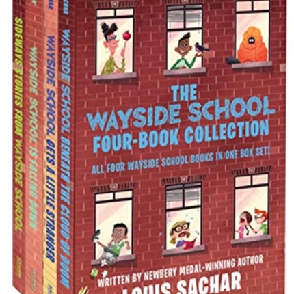 The Wayside School 4-Book Box Set: Sideways Stories from Wayside School, Wayside School Is Falling Down, Wayside School Gets a Little Stranger, Wayside School Beneath the Cloud of Doom