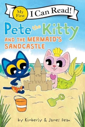 Pete the Kitty and the Mermaids Sandcastle