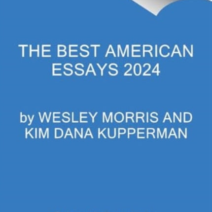The Best American Essays 2024