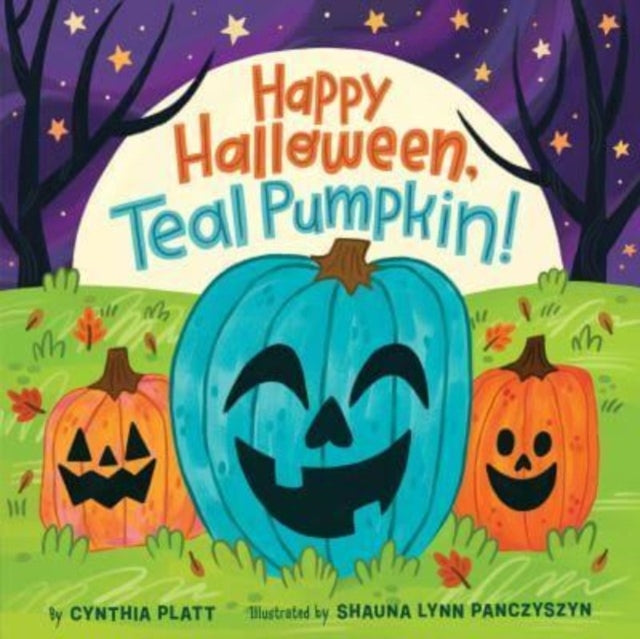 Happy Halloween Teal Pumpkin