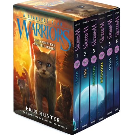 Warriors A Starless Clan Box Set Volumes 1 to 6
