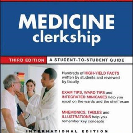 First Aid for the Medicine Clerkship, Third Edition (Int'l Ed)