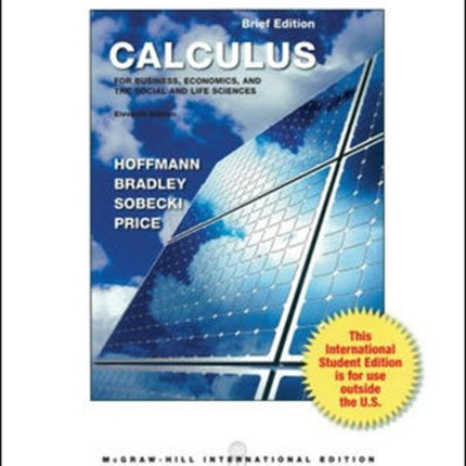 Calculus for Business, Economics, and the Social and Life Sciences, Brief Version (Int'l Ed)