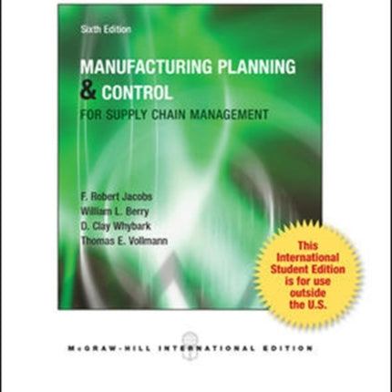 Manufacturing Planning and Control for Supply Chain Management