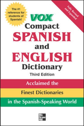 Vox Compact Spanish and English Dictionary Third Edition Paperback