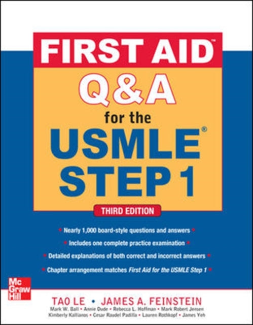 First Aid Q&A for the USMLE Step 1, Third Edition