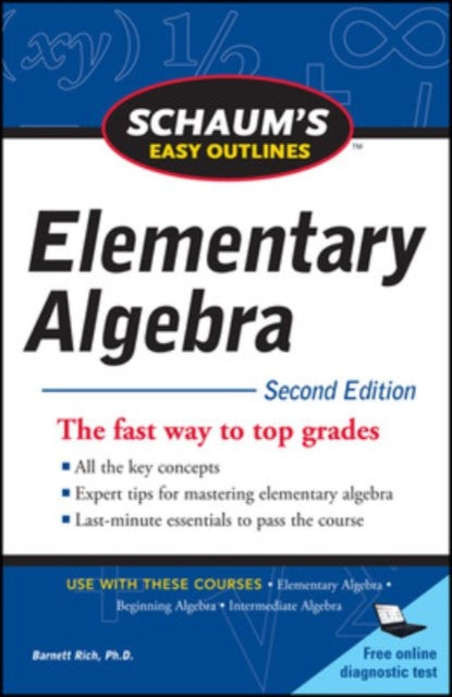 Schaums Easy Outline of Elementary Algebra Second