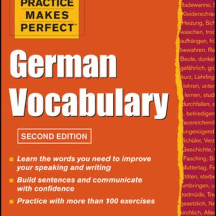 Practice Makes Perfect German Vocabulary