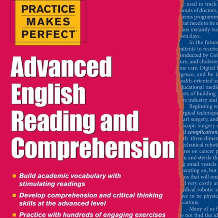 Practice Makes Perfect Advanced English Reading and Comprehension