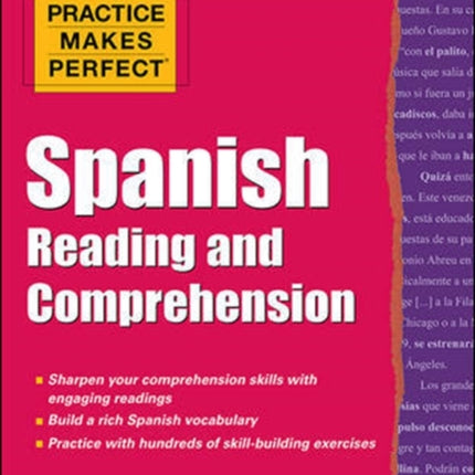 Practice Makes Perfect Spanish Reading and Comprehension