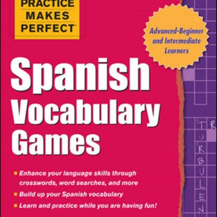 Practice Makes Perfect Spanish Vocabulary Games