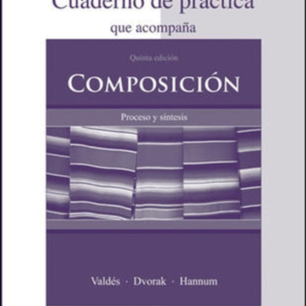 Cuaderno de prÃctica to accompany ComposiciÃn