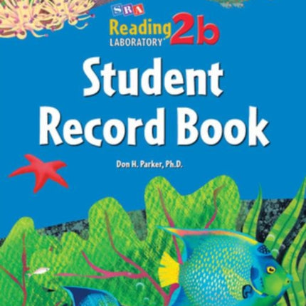 Reading Lab 2b, Student Record Book (5-pack), Levels 2.5 - 8.0