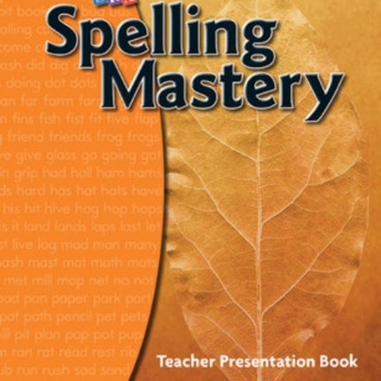 Spelling Mastery Level A, Teacher Materials