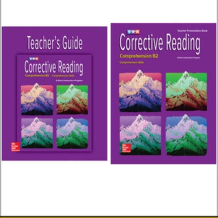 Corrective Reading Comprehension Level B2, Teacher Materials Package