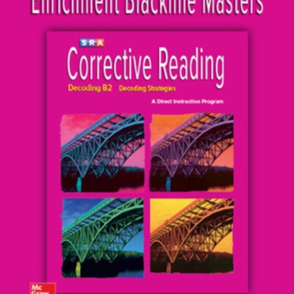 Corrective Reading Decoding Level B2, Enrichment Blackline Master