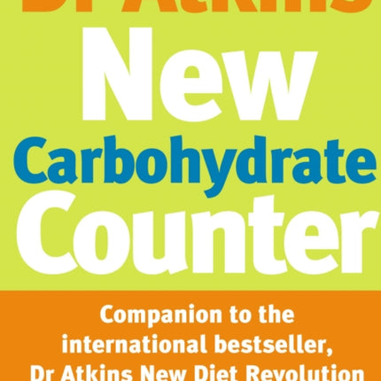 Dr Atkins New Carbohydrate Counter