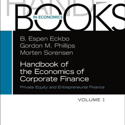 Handbook of the Economics of Corporate Finance