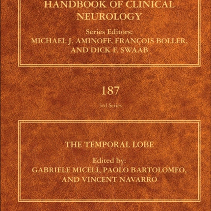 The Temporal Lobe: Volume 187