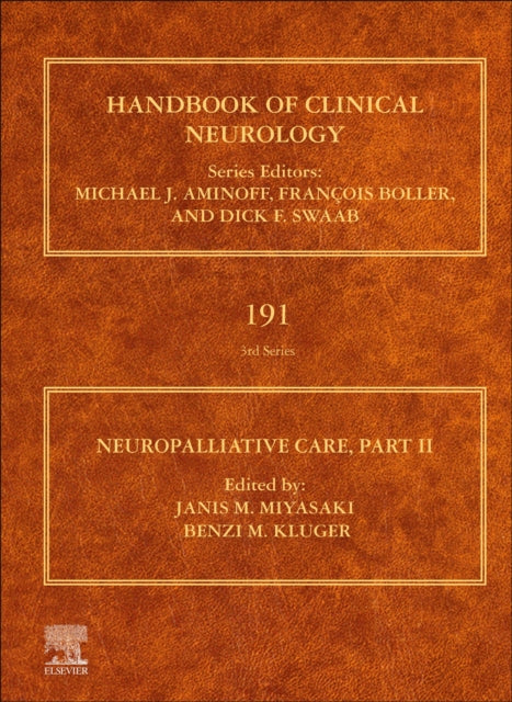 Neuropalliative Care: Part II: Volume 191