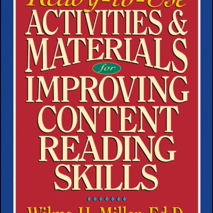 Ready-to-Use Activities & Materials for Improving Content Reading Skills