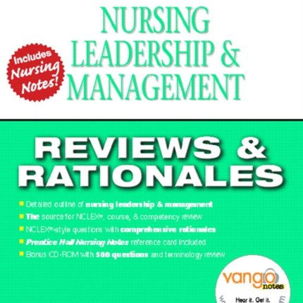 Pearson Reviews & Rationales: Nursing Leadership, Management and Delegation