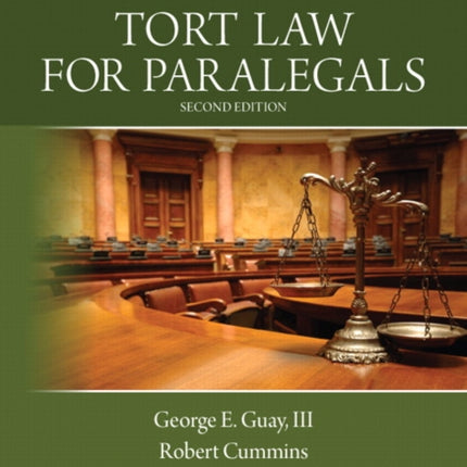 Tort Law for Paralegals