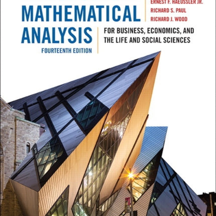 Introductory Mathematical Analysis for Business, Economics, and the Life and Social Sciences