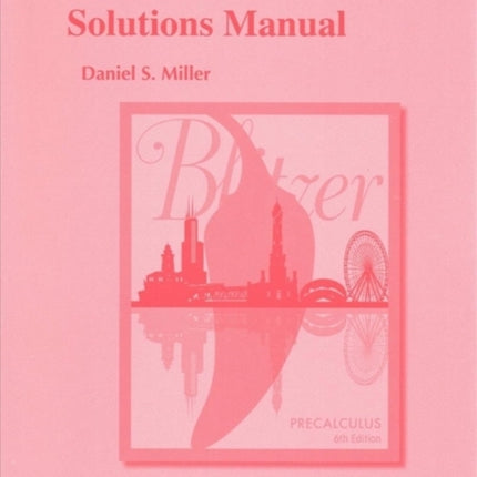 Students Solutions Manual for Precalculus