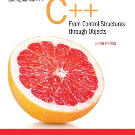 Starting Out with C++ from Control Structures to Objects