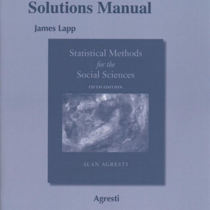 Student Solutions Manual for Statistical Methods