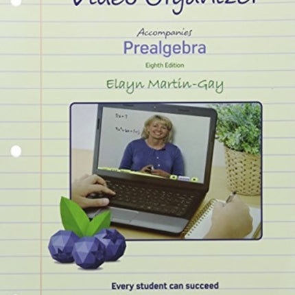 Video Notebook for Prealgebra