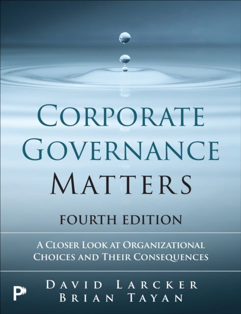 Corporate Governance Matters 4th Edition