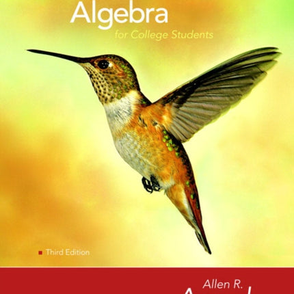 Algebra for College Students