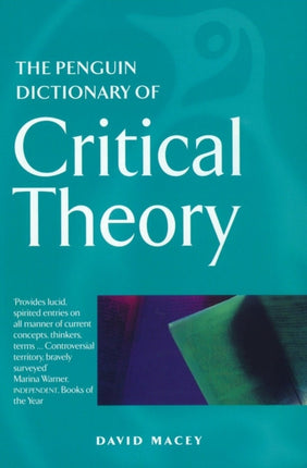 The Penguin Dictionary of Critical Theory