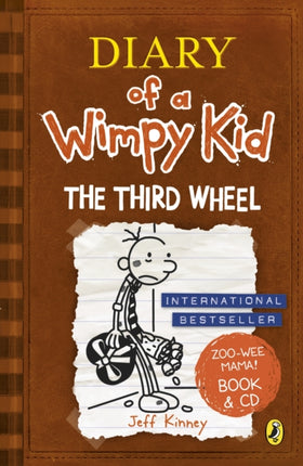 Diary of a Wimpy Kid The Third Wheel book  CD