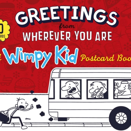 Greetings from Wherever You Are A Wimpy Kid Postcard Book